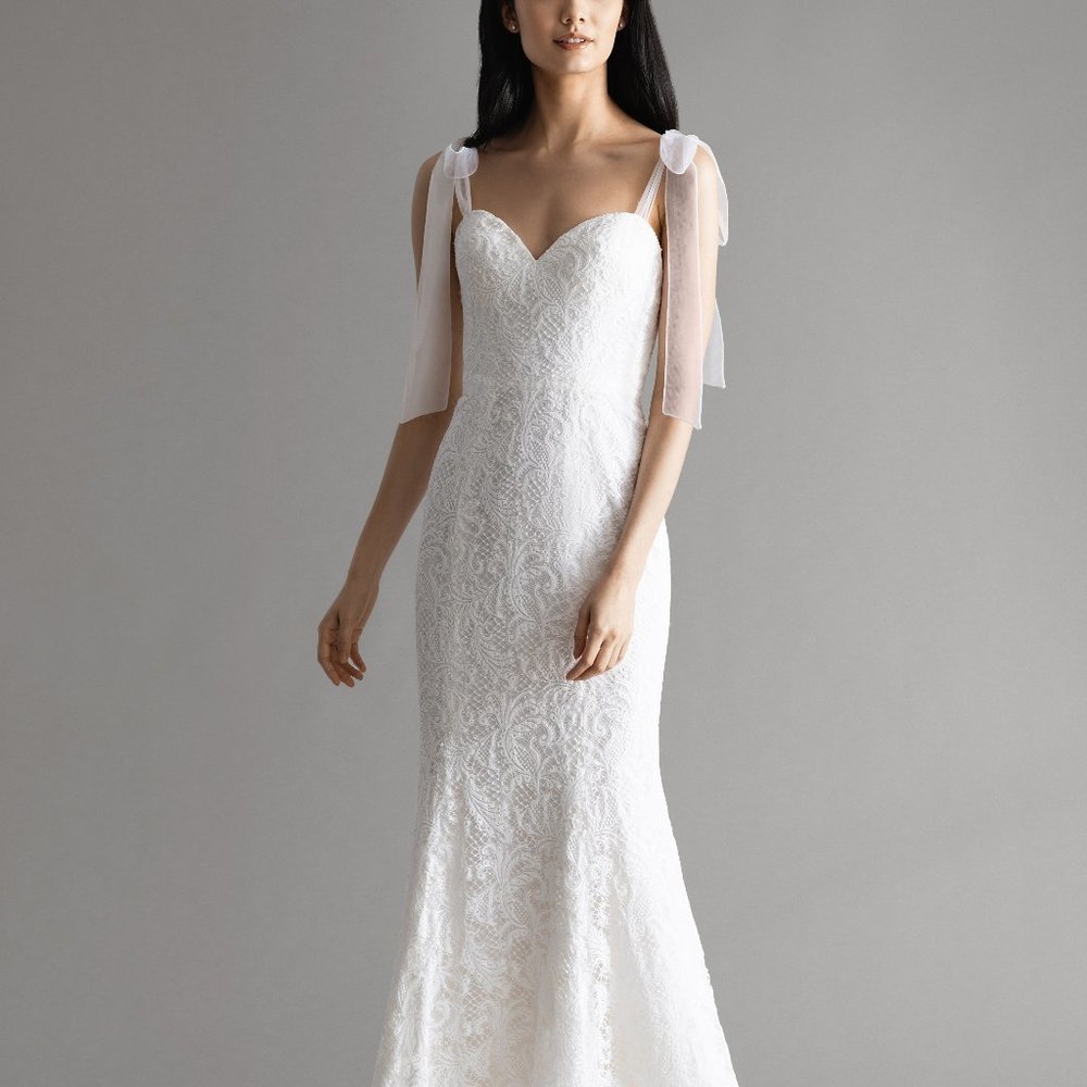 Ti Adora Allison Webb Mercer Wedding Gown Size 14 Lace